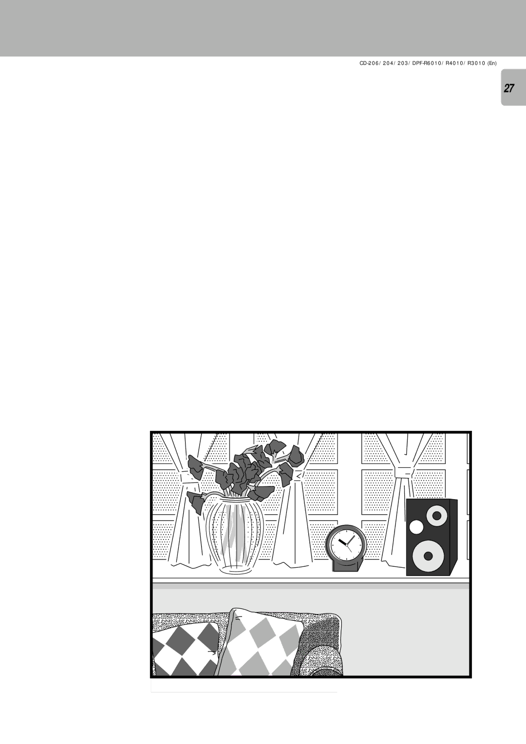 Kenwood DPF-R3010, DPF-R4010 instruction manual CD-206/204/203/DPF-R6010/R4010/R3010 En 