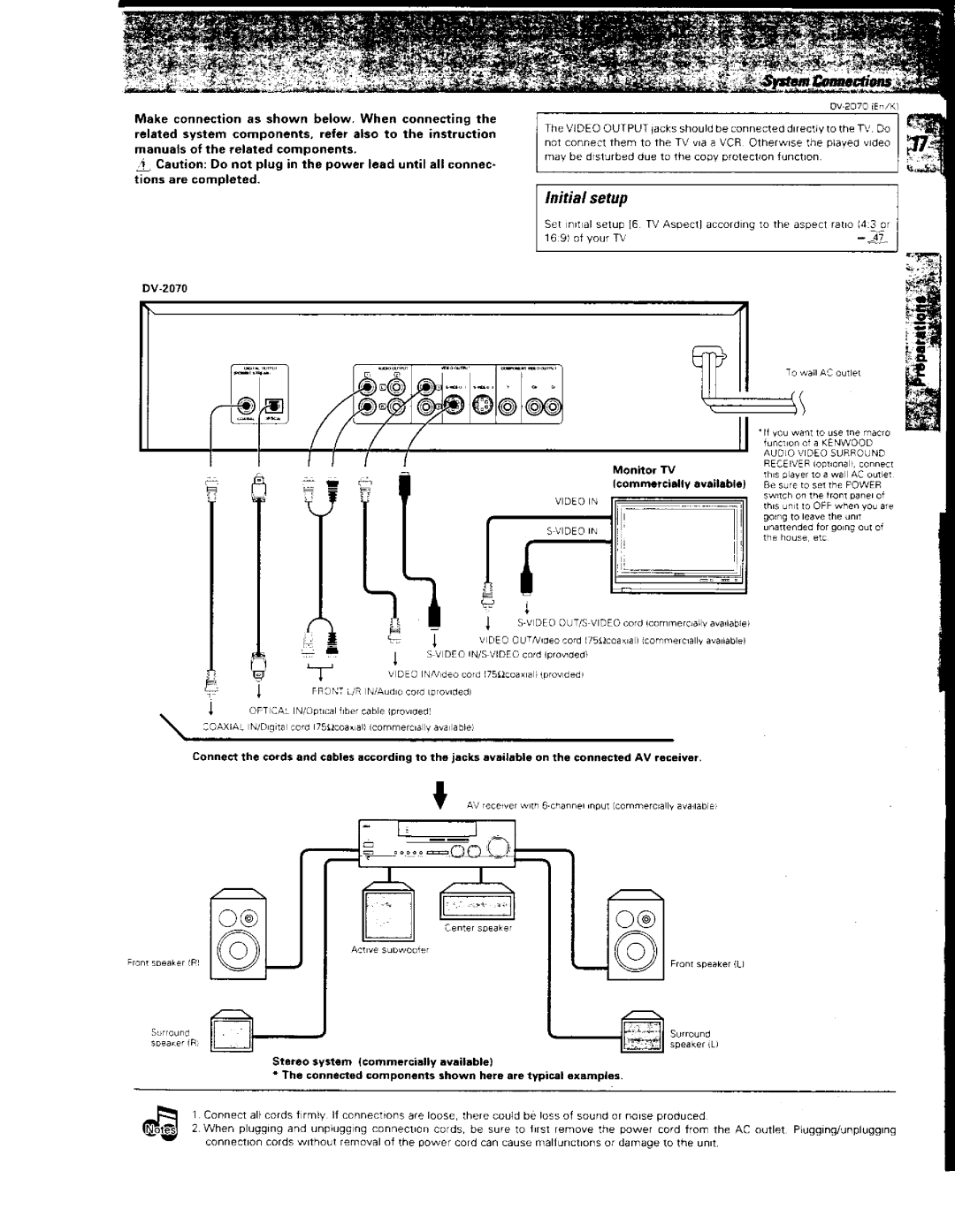 Kenwood 129, DV-2070, DVD VCR Combo manual 
