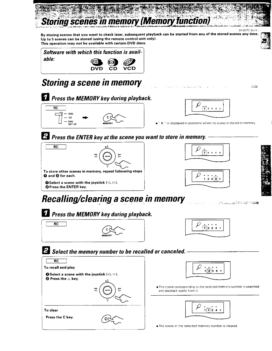 Kenwood 129, DV-2070, DVD VCR Combo manual 