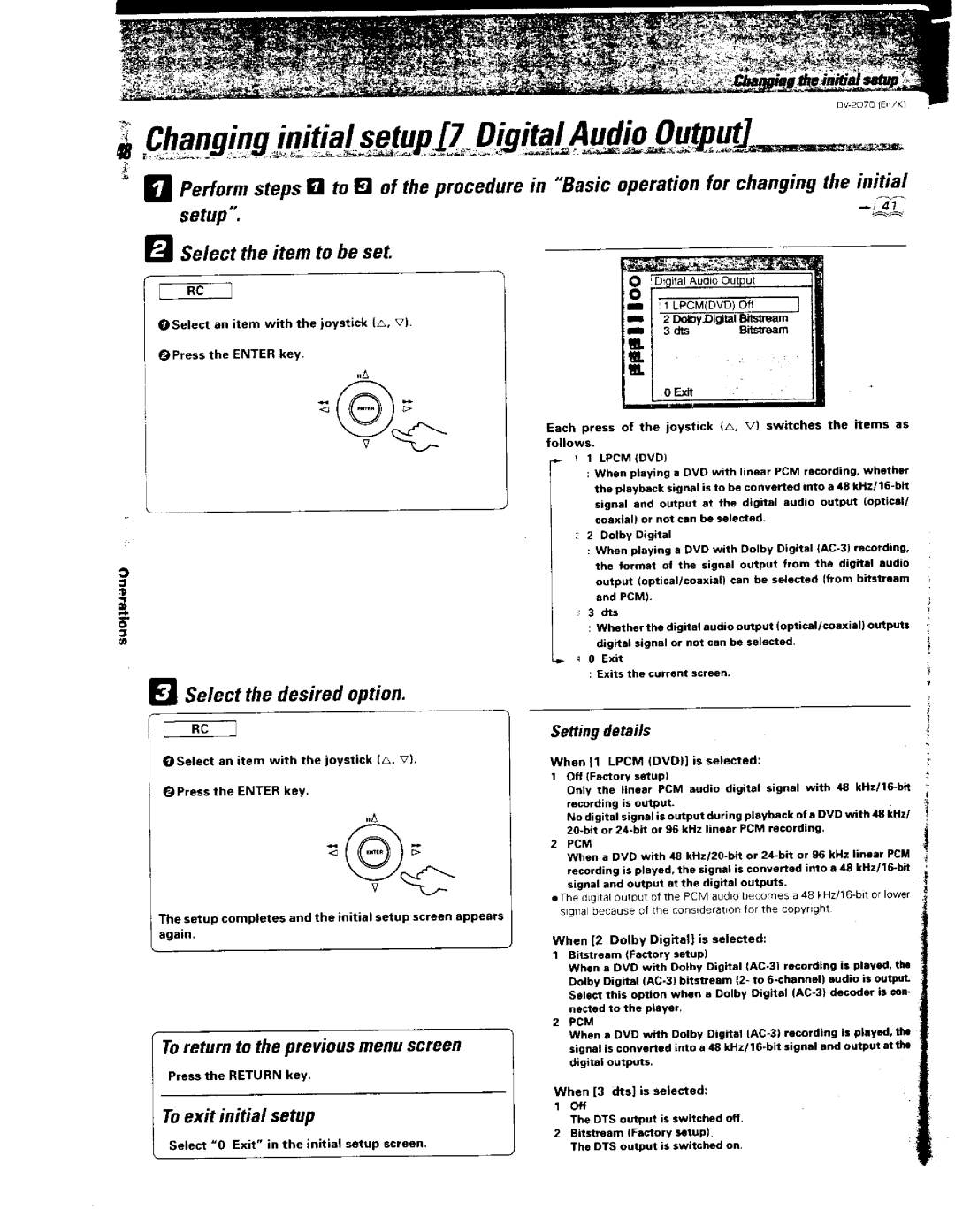 Kenwood DV-2070, DVD VCR Combo, 129 manual 