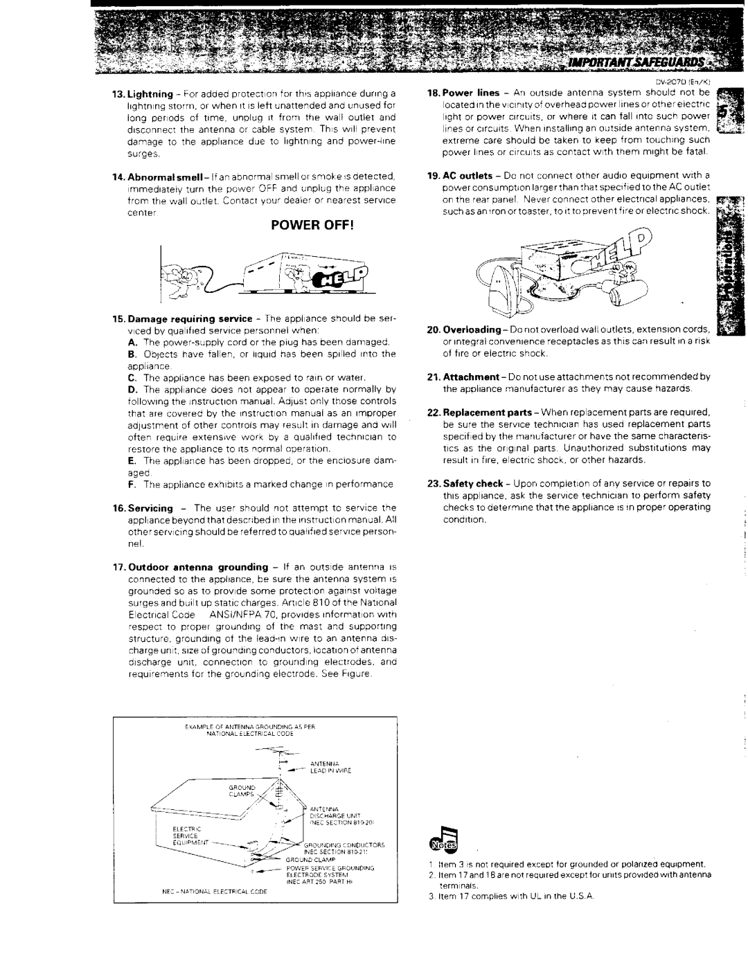 Kenwood 129, DV-2070, DVD VCR Combo manual 