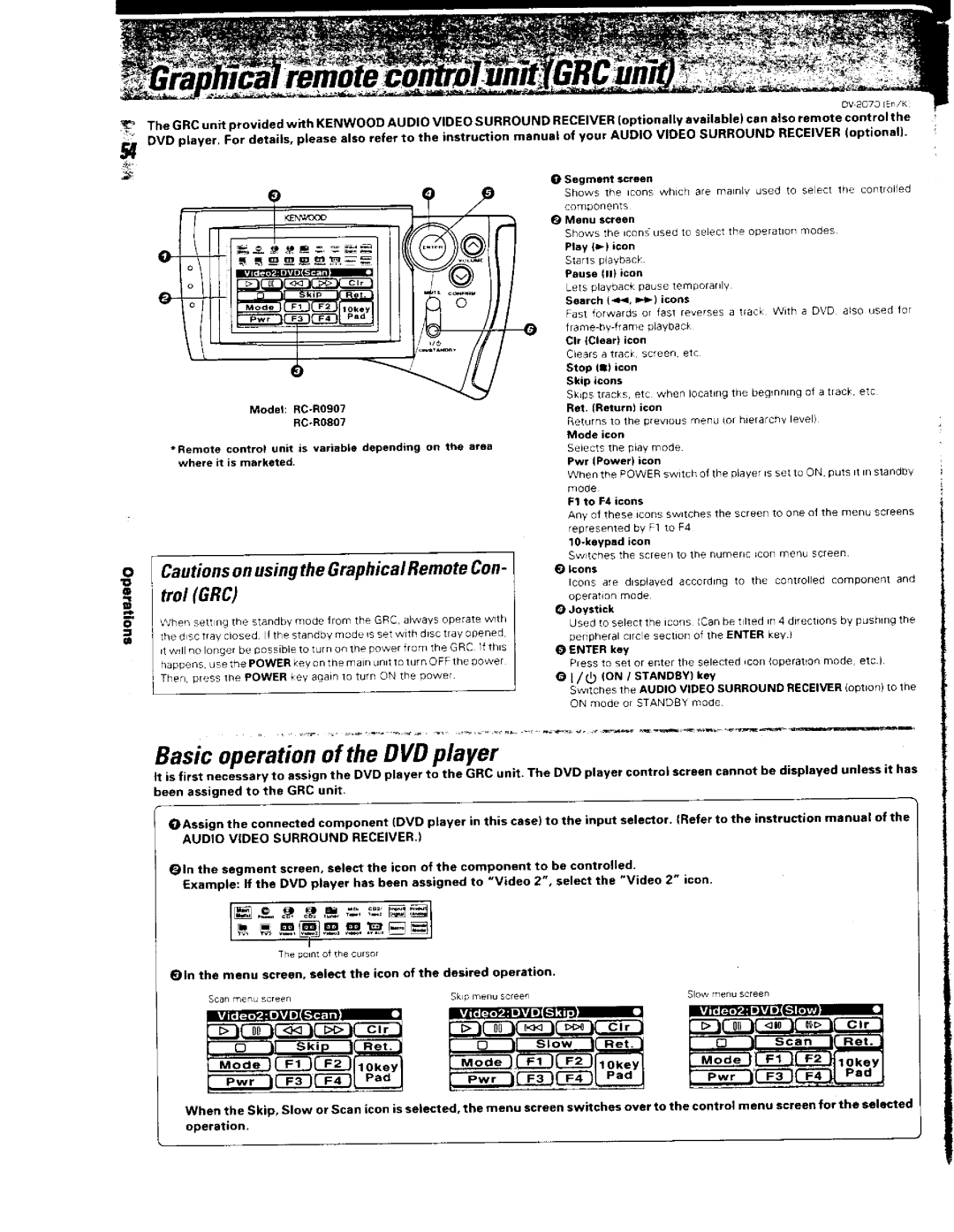 Kenwood DV-2070, DVD VCR Combo, 129 manual 