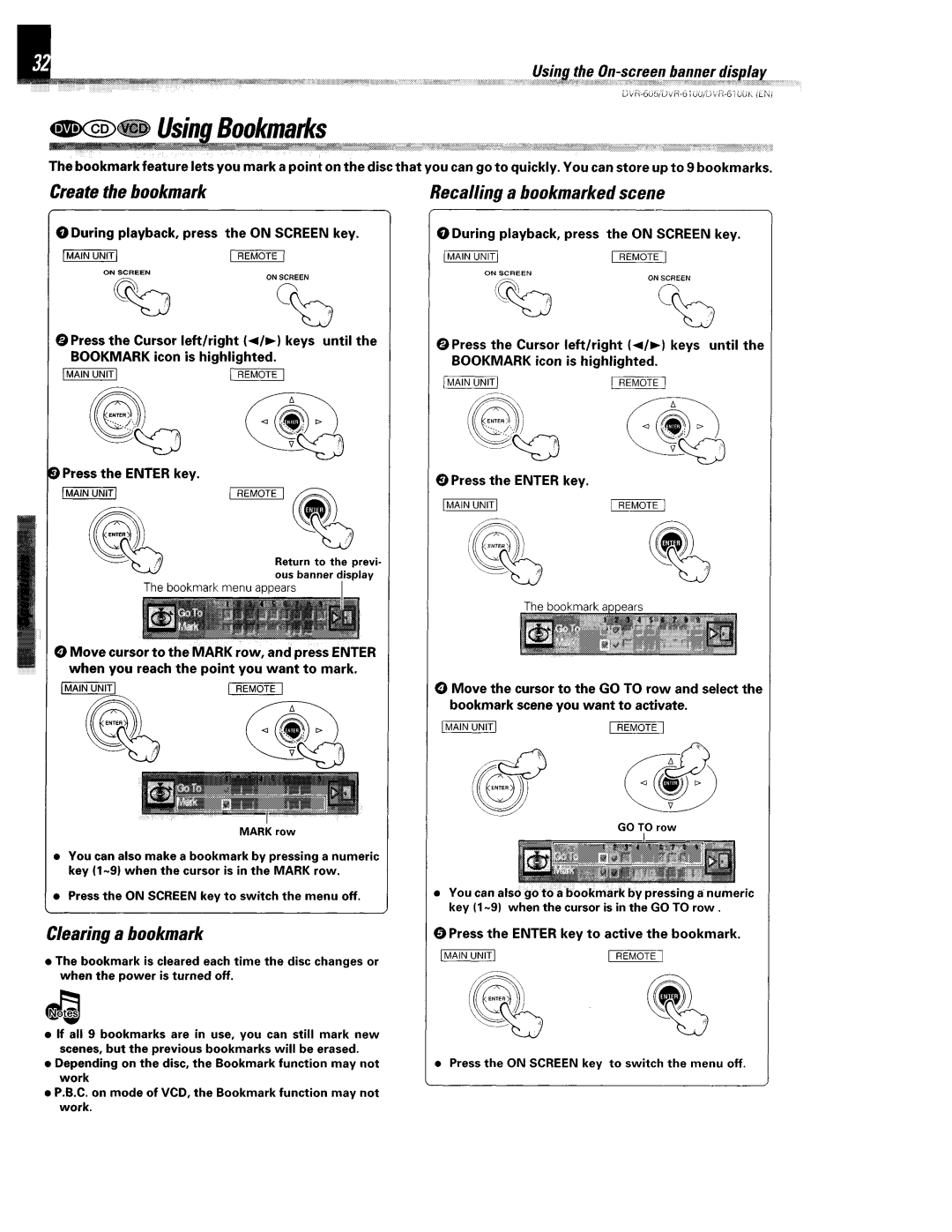 Kenwood DVR-6100K instruction manual 