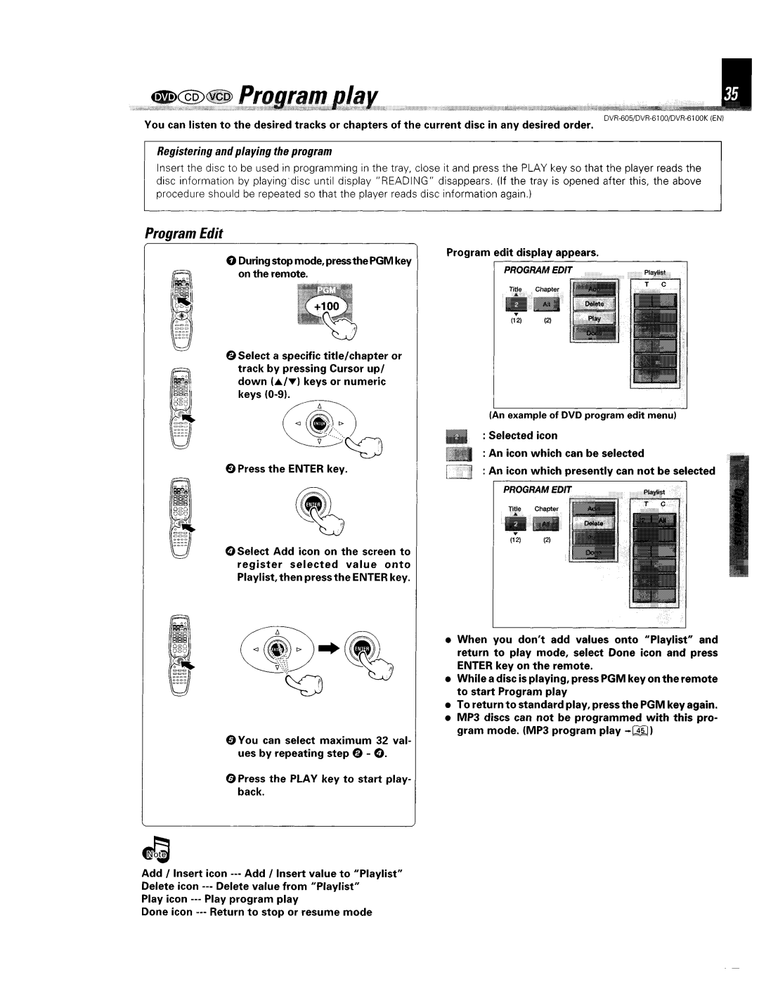 Kenwood DVR-6100K instruction manual 