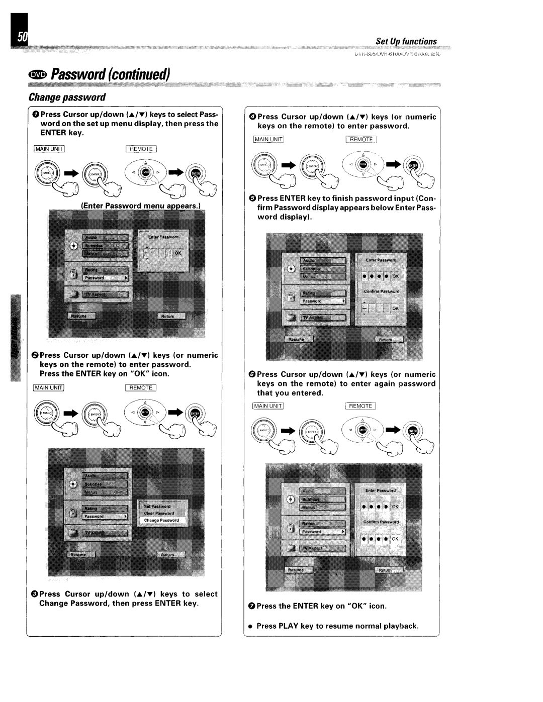 Kenwood DVR-6100K instruction manual 