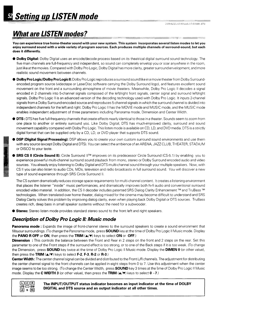 Kenwood DVR-6100K instruction manual 