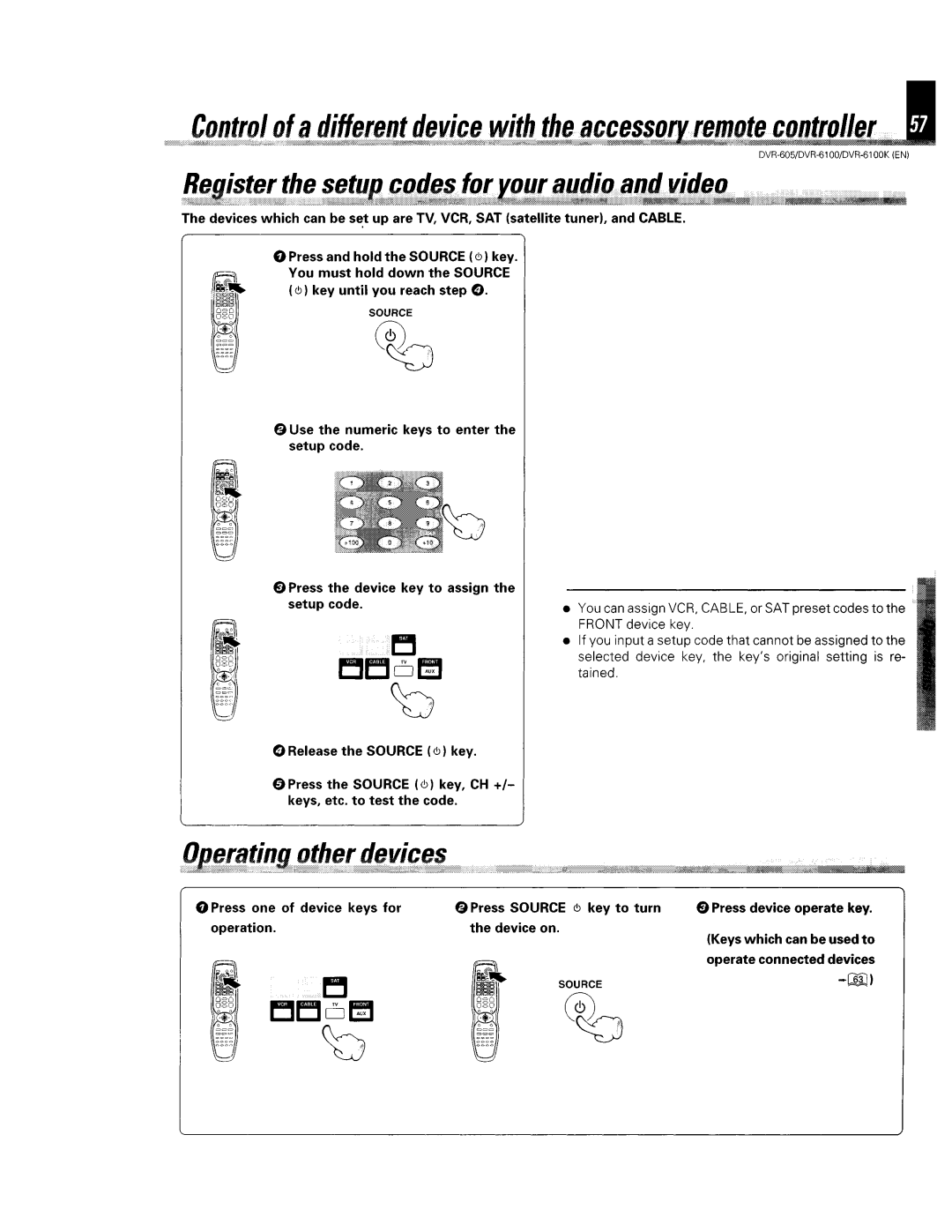 Kenwood DVR-6100K instruction manual 