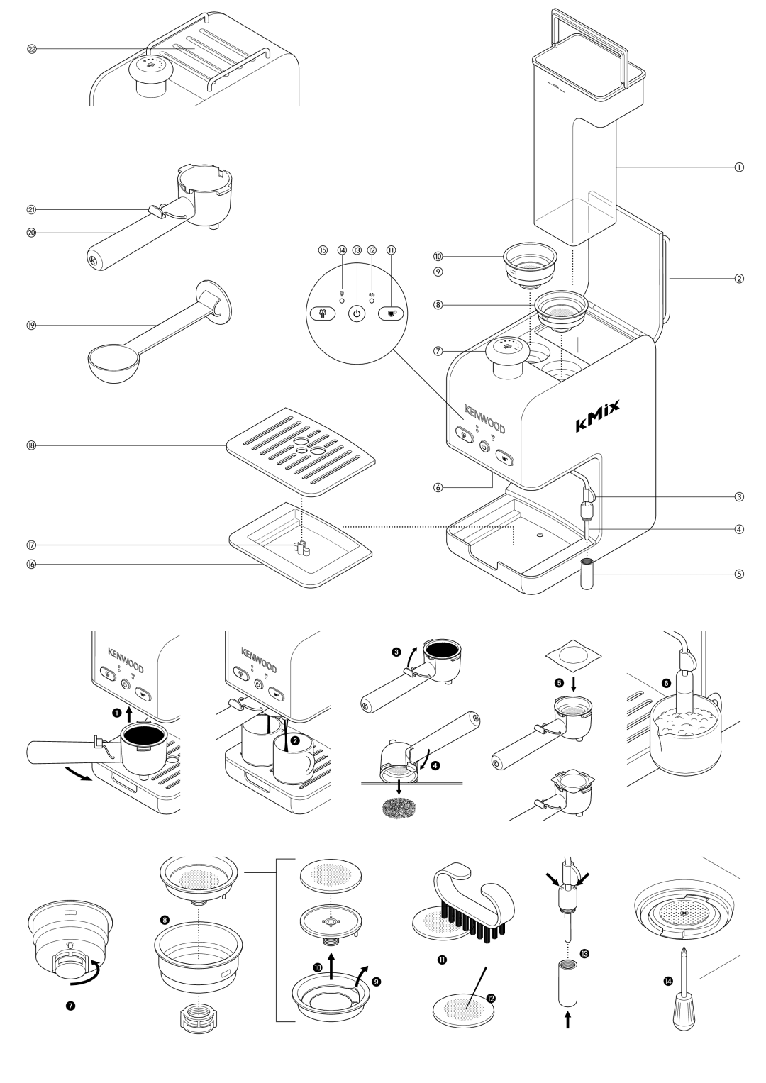 Kenwood ES020 manual 