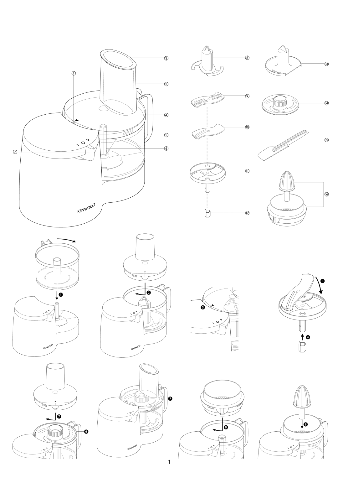 Kenwood FP108 Series manual 