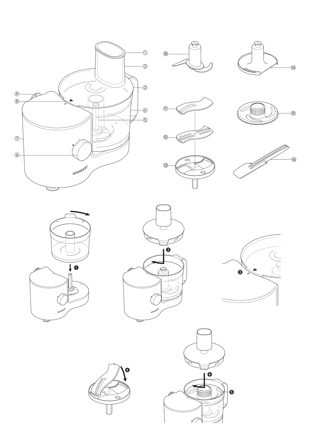 Kenwood FP120 Series manual 