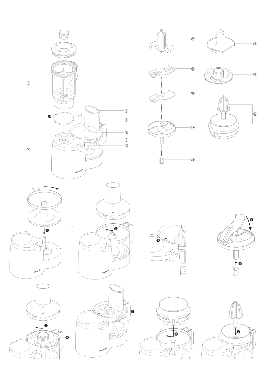 Kenwood FP180 manual 