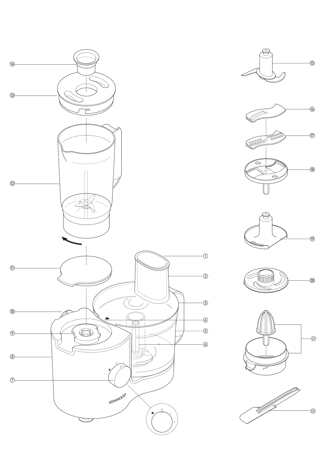 Kenwood FP190 Series manual 