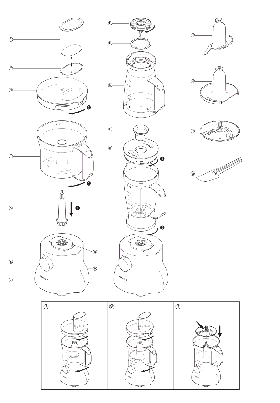 Kenwood FP215 manual 