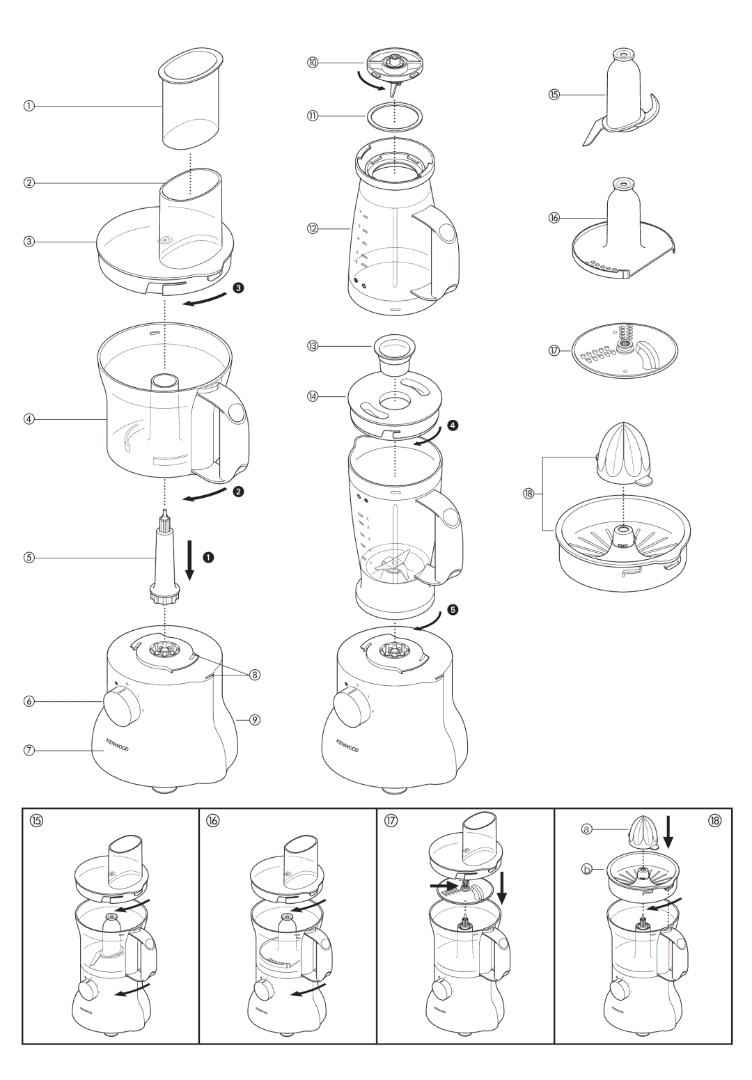 Kenwood FP220 manual 