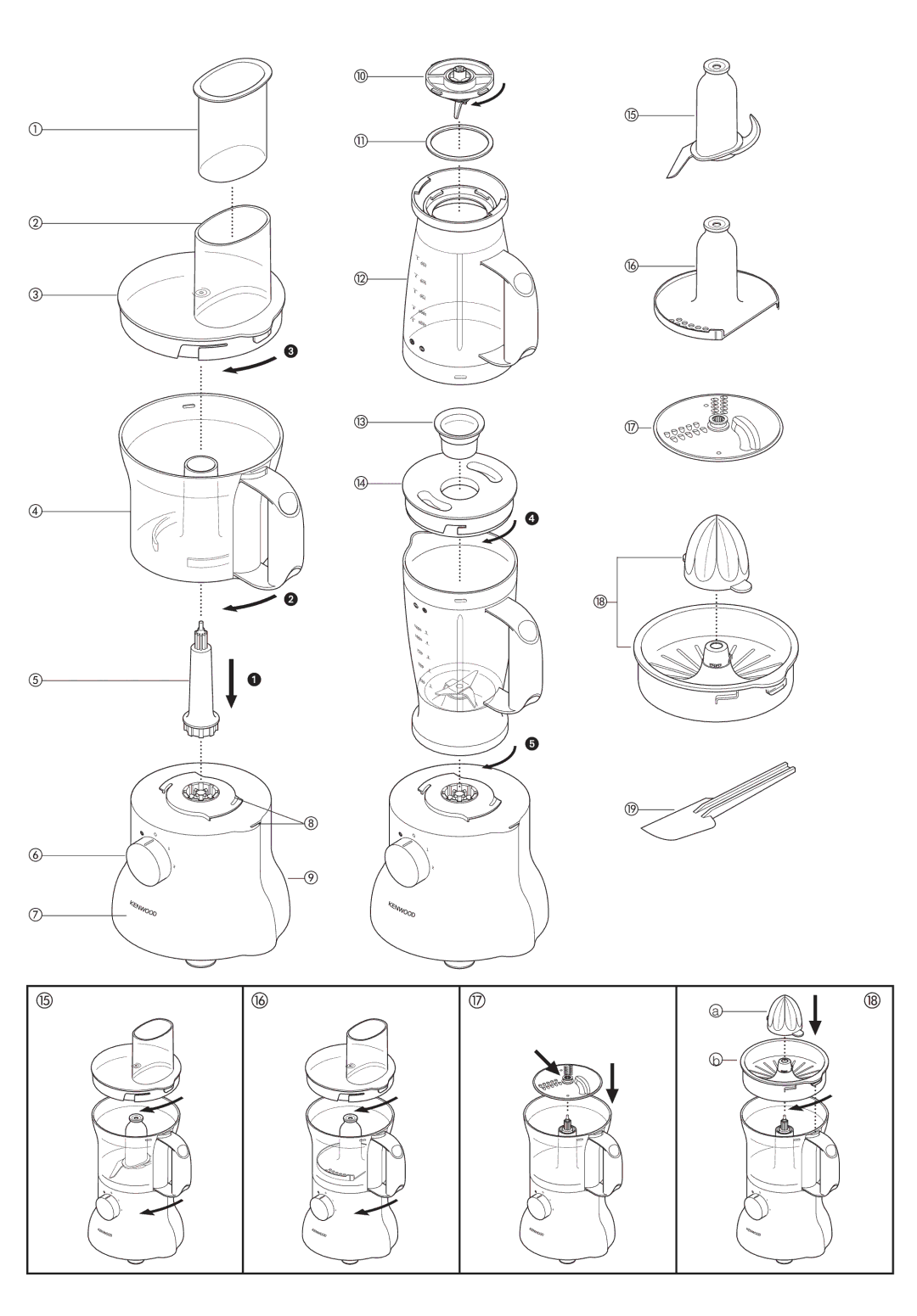 Kenwood FP220 manual 