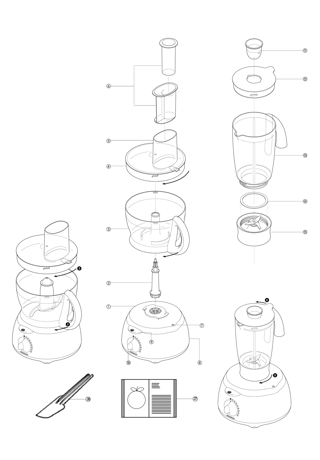 Kenwood FP582 manual 