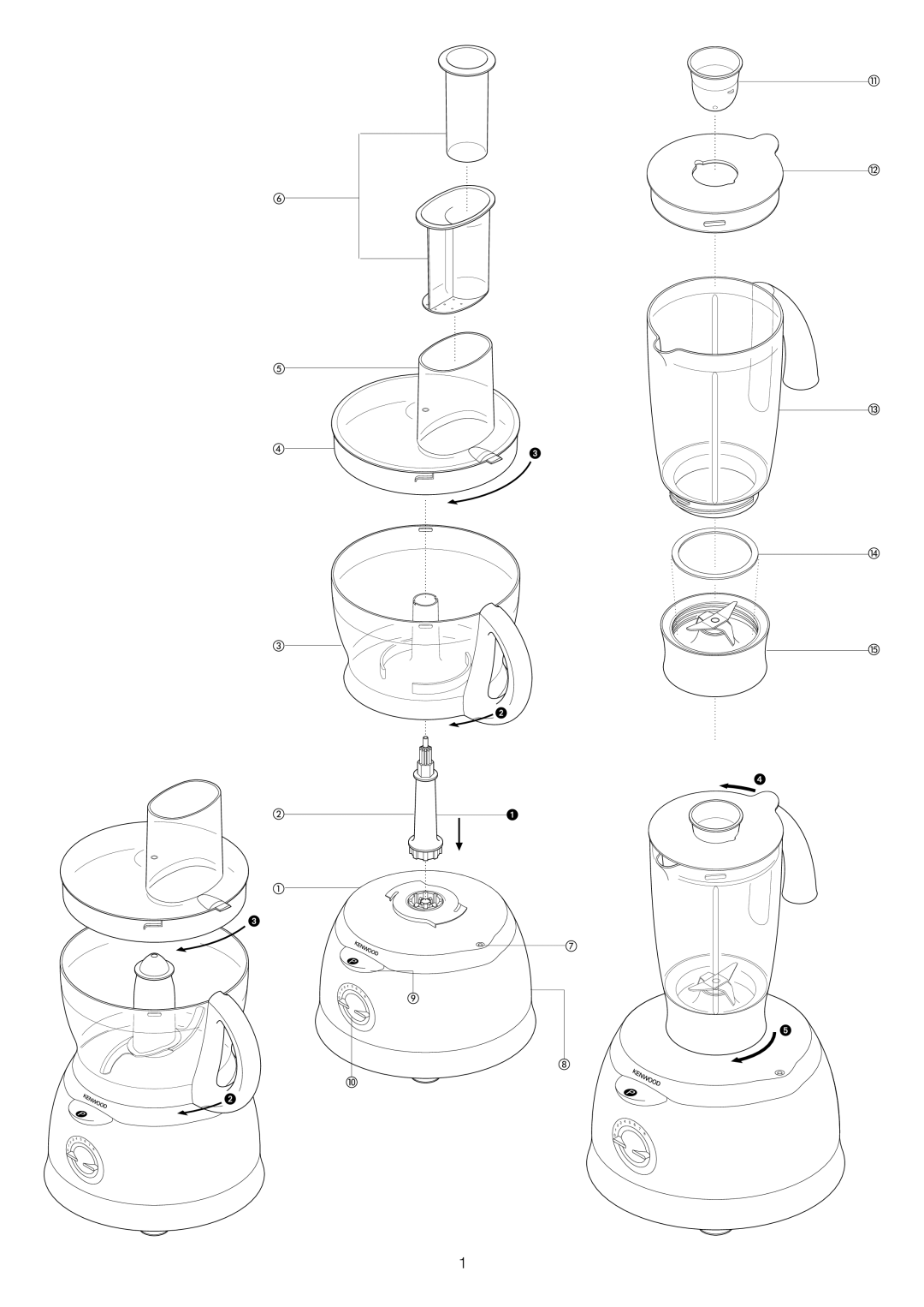 Kenwood FP591 manual 