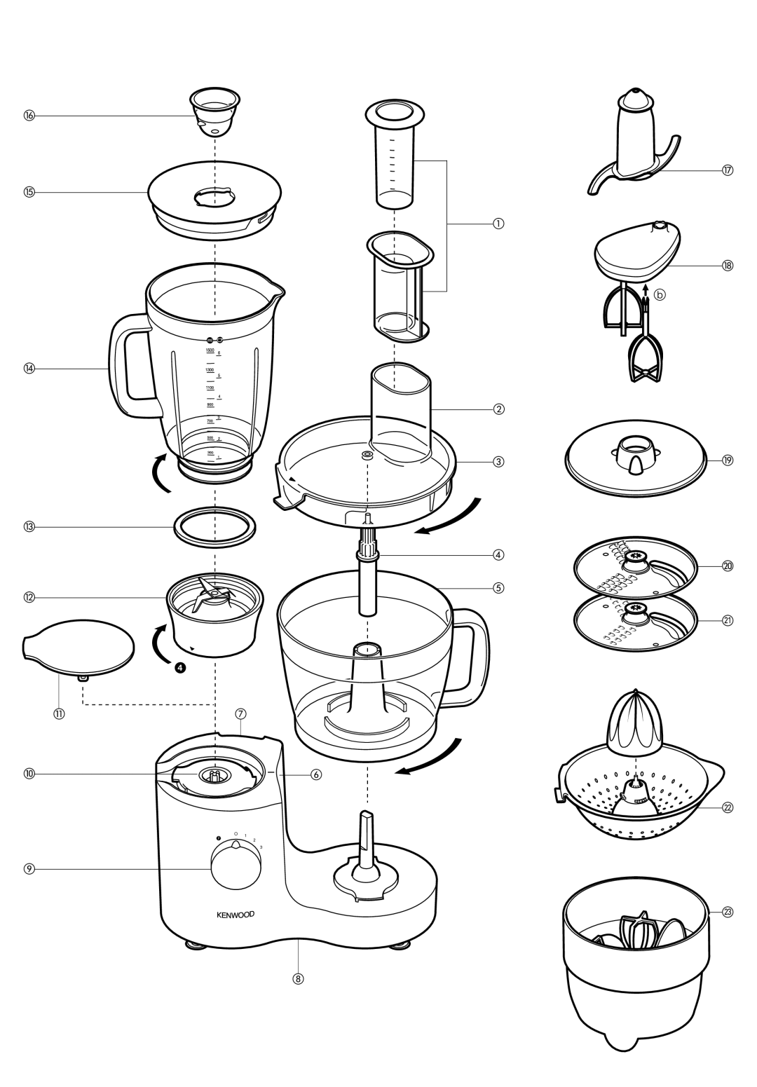 Kenwood FP620, FP615 manual 