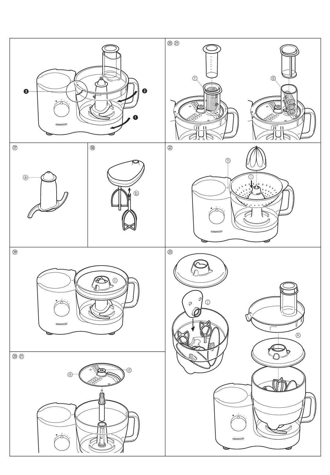 Kenwood FP615, FP620 manual 