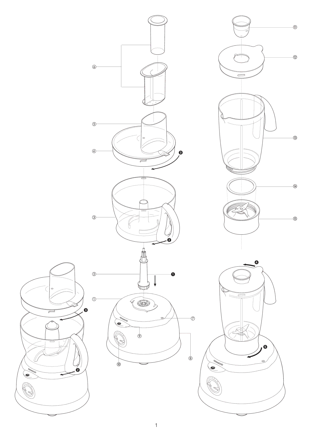 Kenwood FP693 manual 