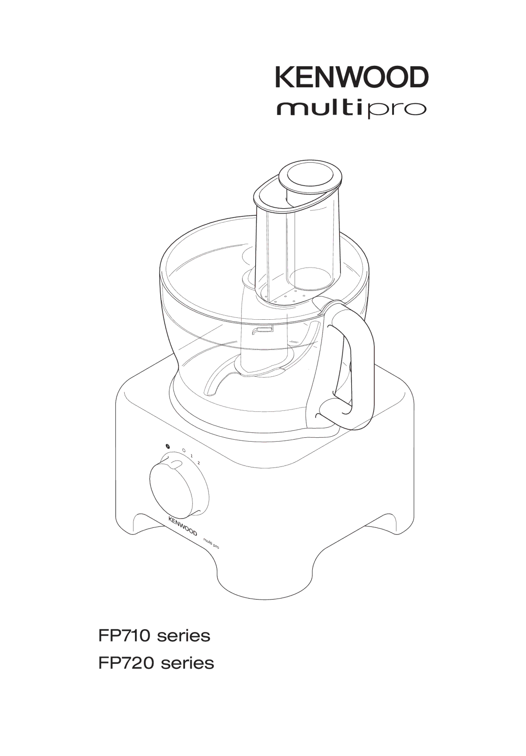 Kenwood FP710 series FP720 series manual 