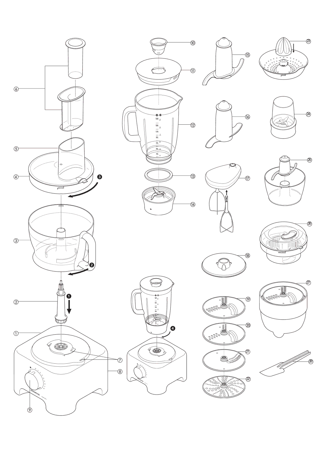 Kenwood FP730 series manual Multi p ro 