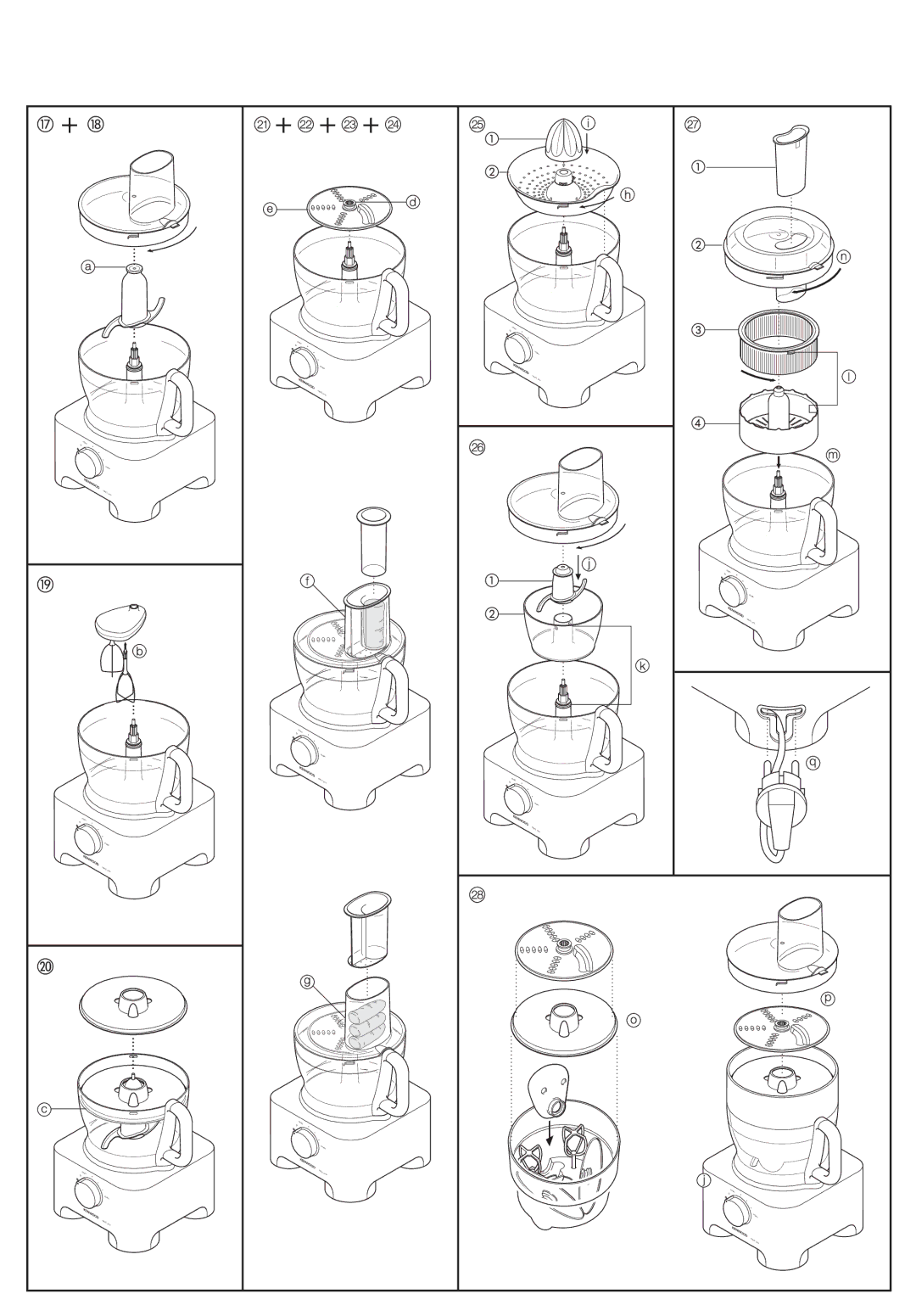 Kenwood FP910 series, FP920 series manual Min 