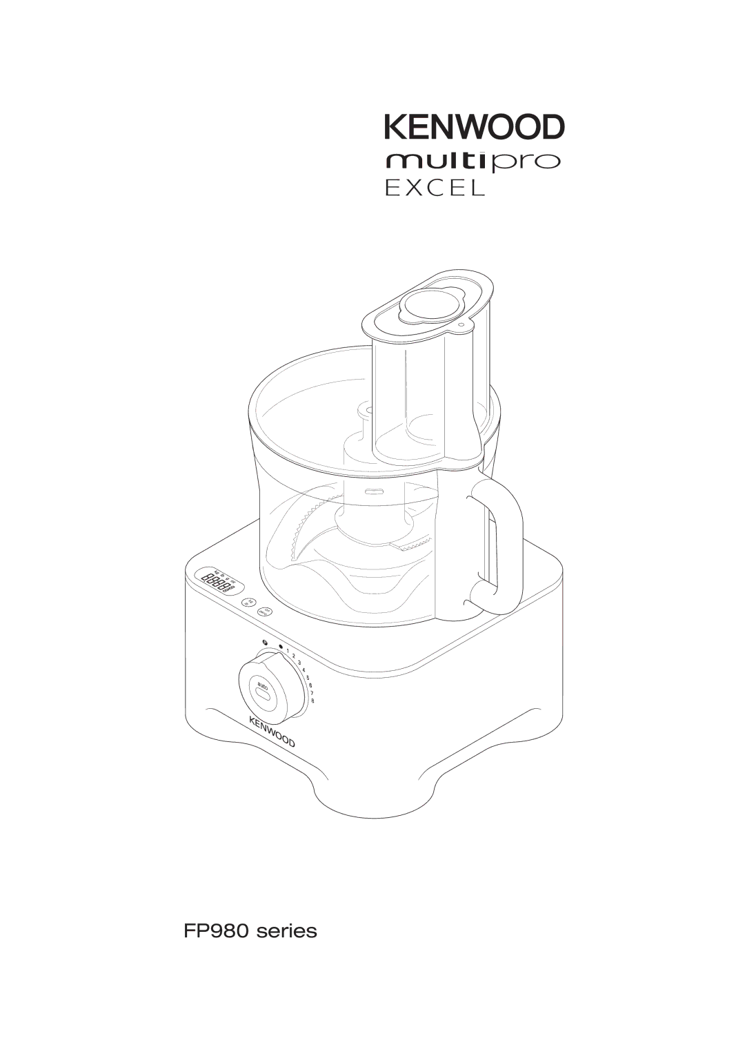 Kenwood manual FP980 series 