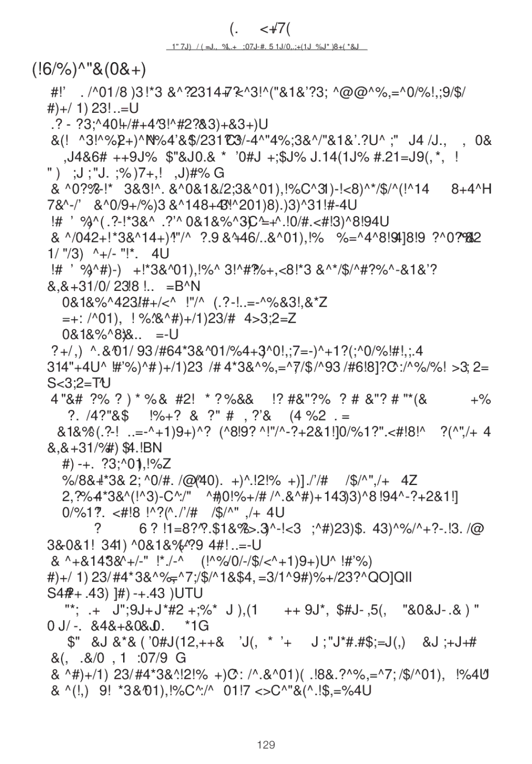 Kenwood FPM25 manual Заходи безпеки, 129 