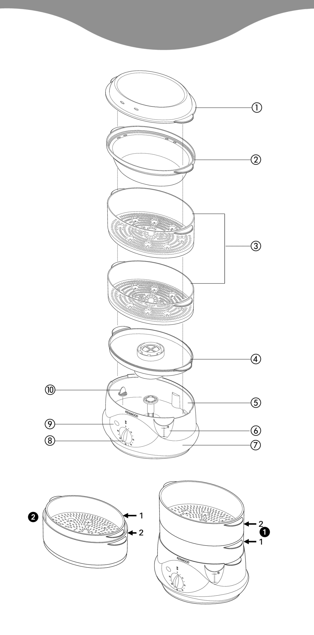 Kenwood FS350, FS360 manual 