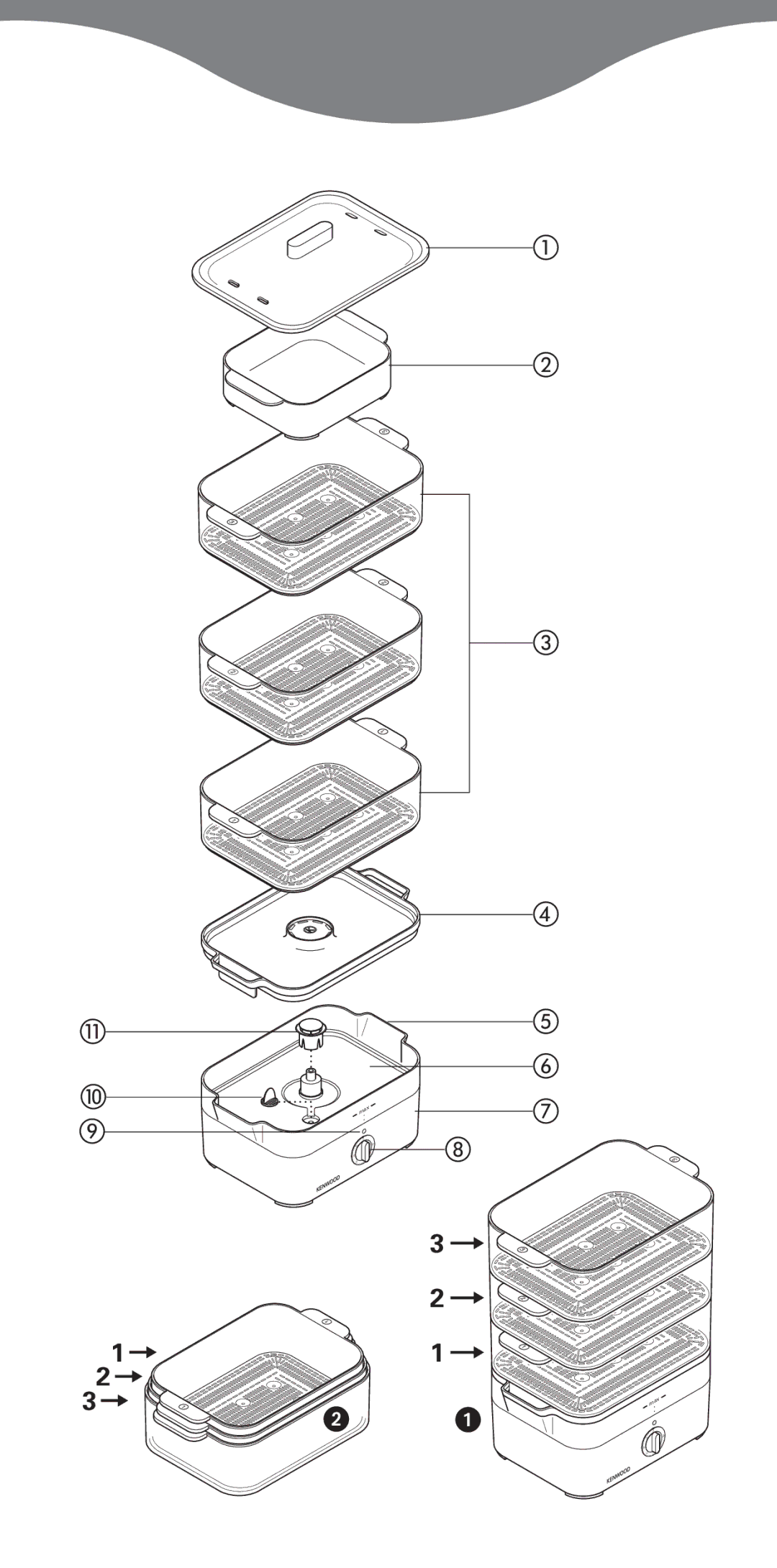 Kenwood FS370 manual Max 