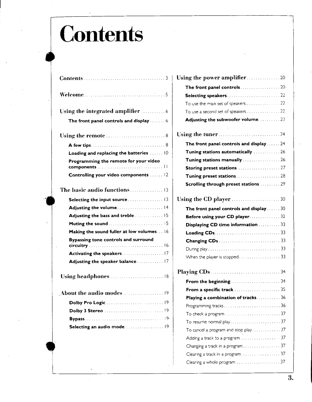 Kenwood 1050 AV, Home Theater System, 201 manual 