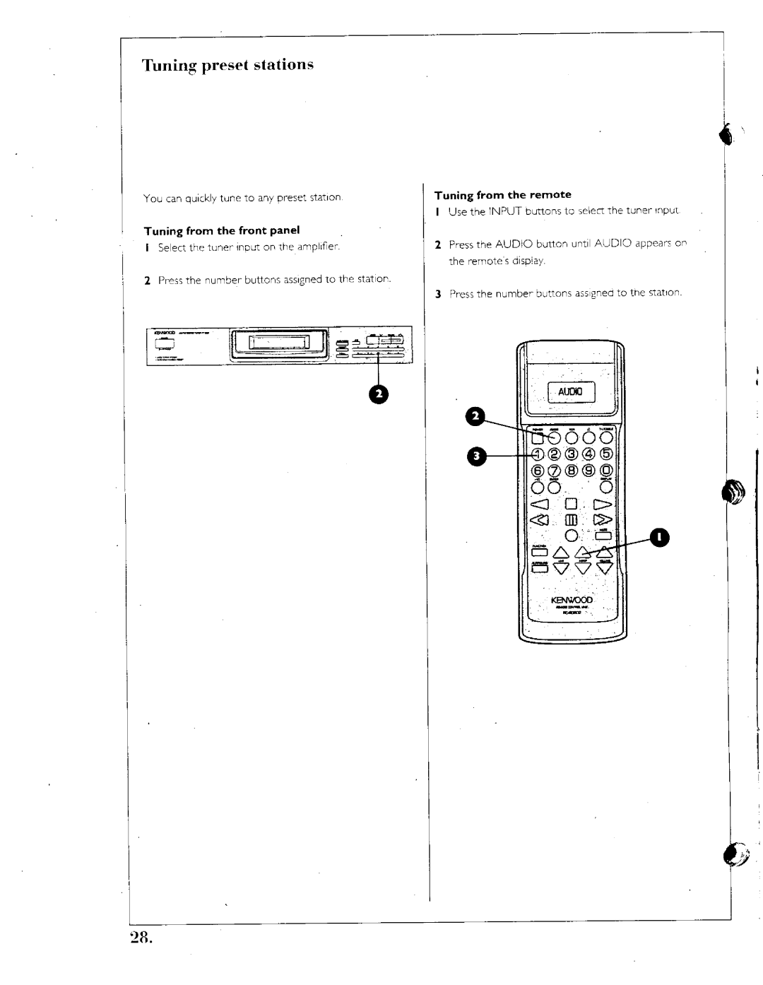 Kenwood 201, Home Theater System, 1050 AV manual 