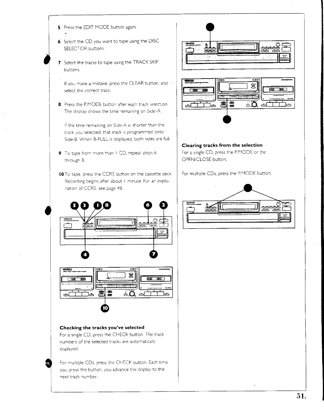 Kenwood 1050 AV, Home Theater System, 201 manual 