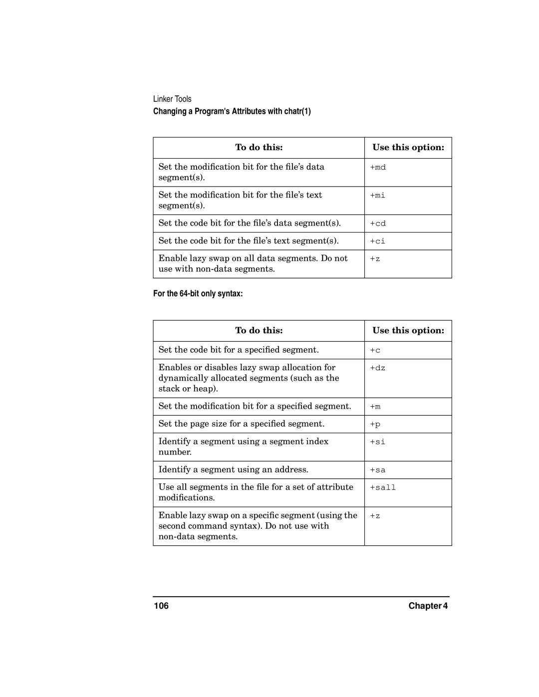 Kenwood HP 9000 manual For the 64-bit only syntax, 106 