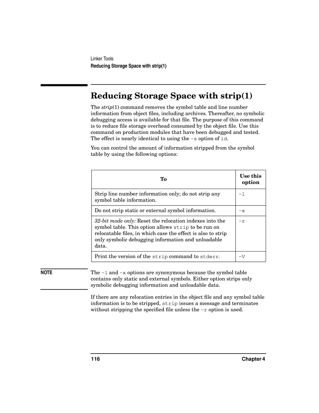 Kenwood HP 9000 manual Reducing Storage Space with strip1, 116 