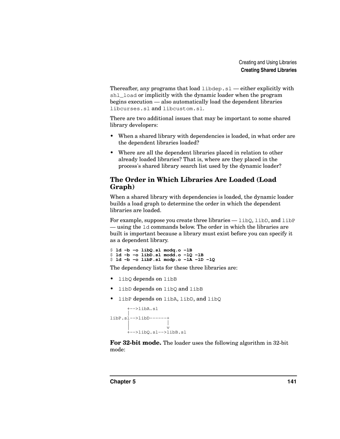 Kenwood HP 9000 manual Order in Which Libraries Are Loaded Load Graph 