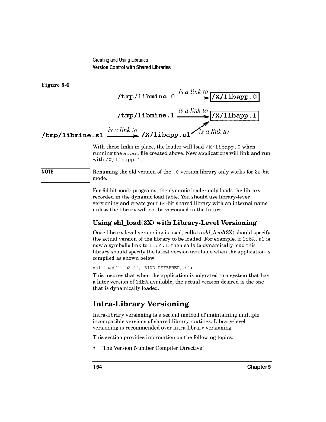 Kenwood HP 9000 manual Intra-Library Versioning, Using shlload3X with Library-Level Versioning, 154 