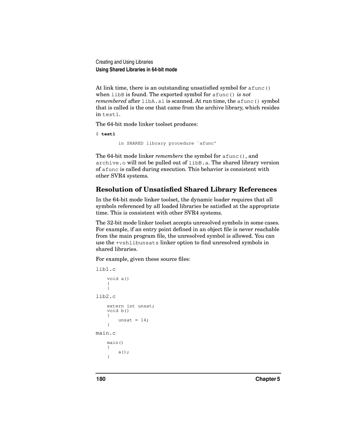 Kenwood HP 9000 manual Resolution of Unsatisﬁed Shared Library References, 180 