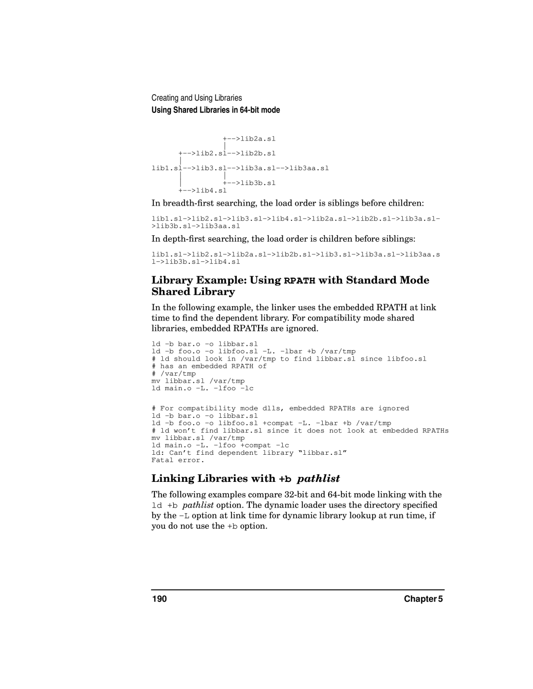 Kenwood HP 9000 manual Linking Libraries with +b pathlist, 190 