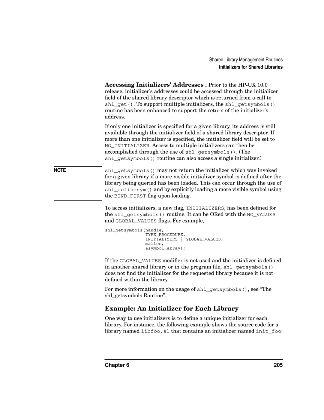 Kenwood HP 9000 manual Example An Initializer for Each Library 