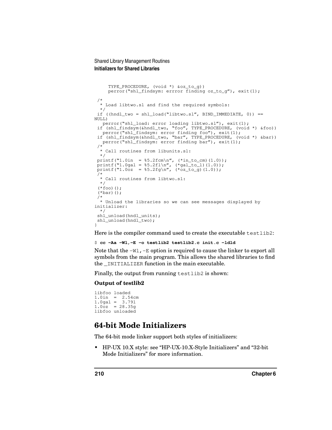 Kenwood HP 9000 manual Output of testlib2, 210 