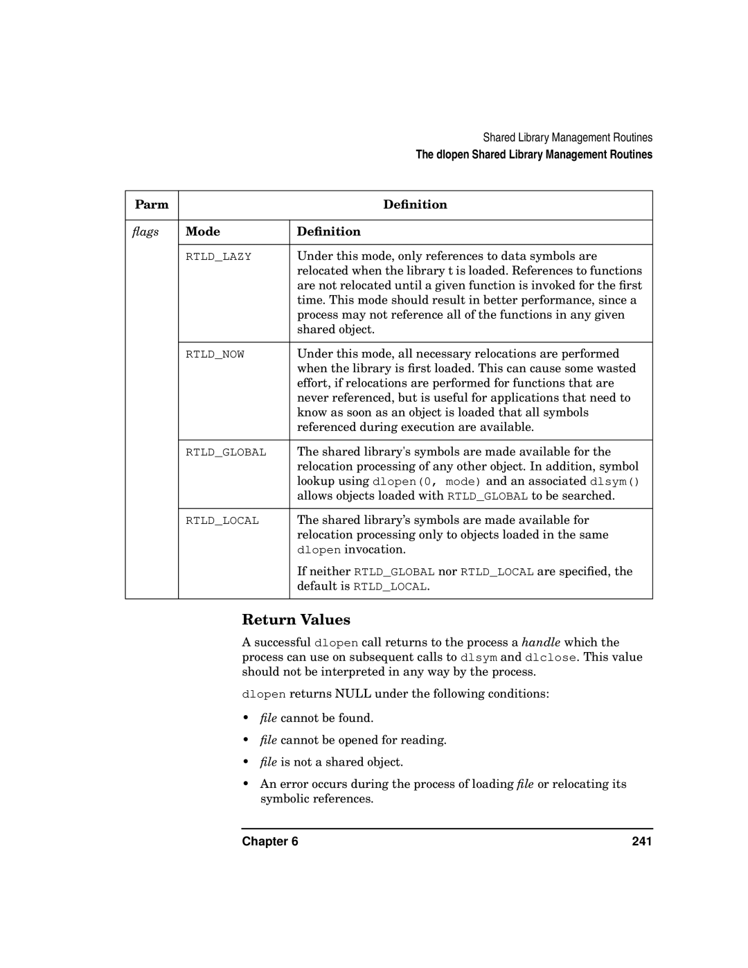 Kenwood HP 9000 manual Return Values 