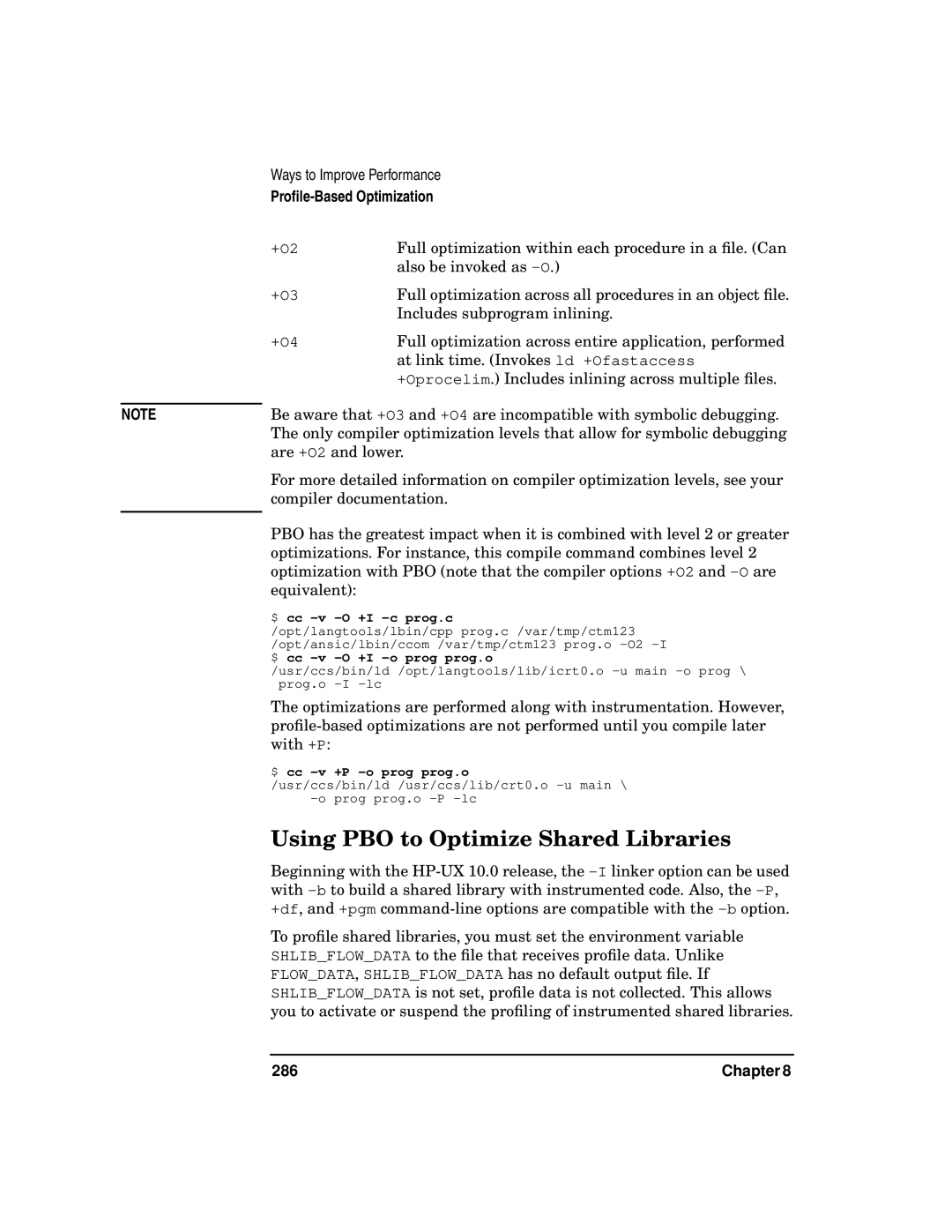 Kenwood HP 9000 manual Using PBO to Optimize Shared Libraries, 286 