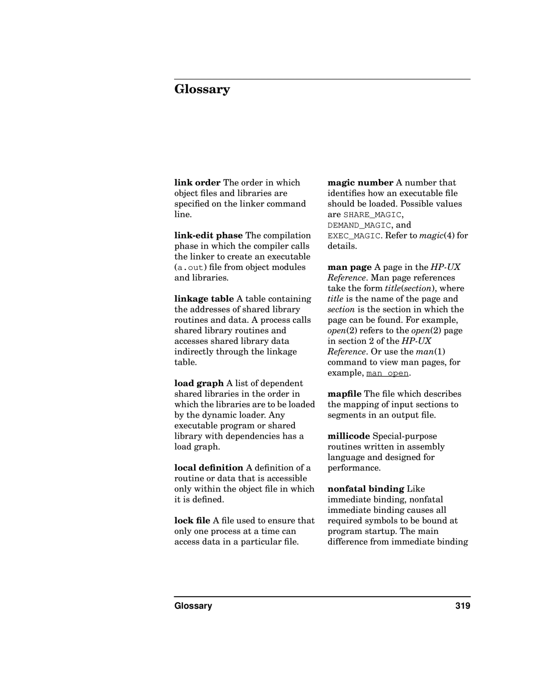 Kenwood HP 9000 manual Glossary 319 