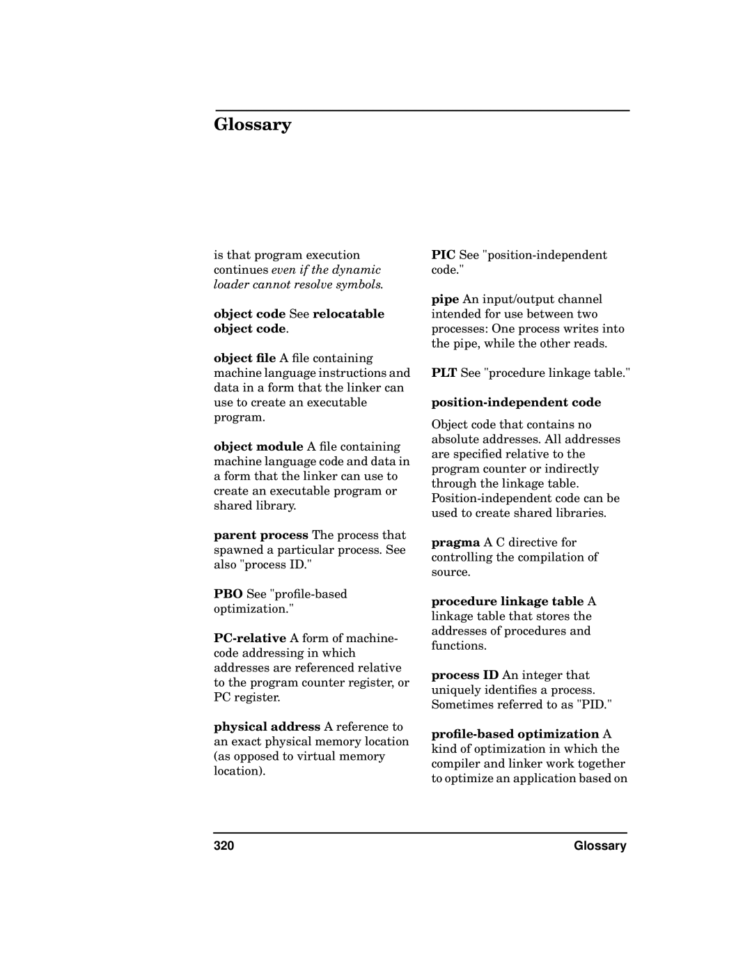 Kenwood HP 9000 manual Object code See relocatable object code, Glossary 