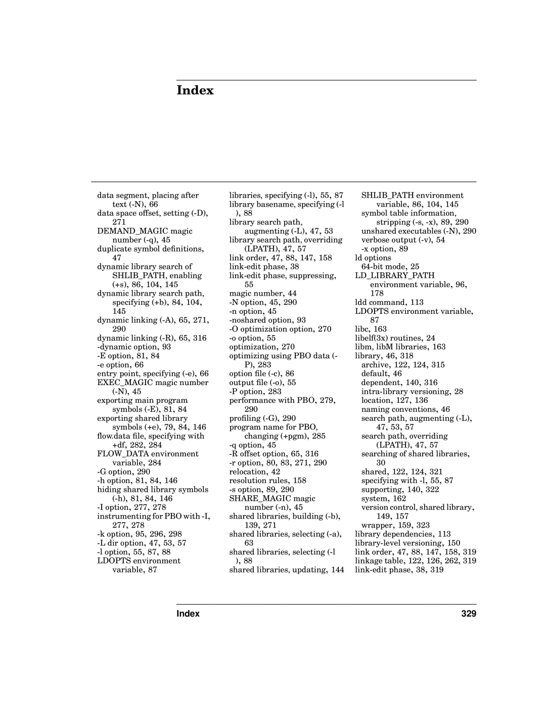 Kenwood HP 9000 manual Index 329, Ldlibrarypath 