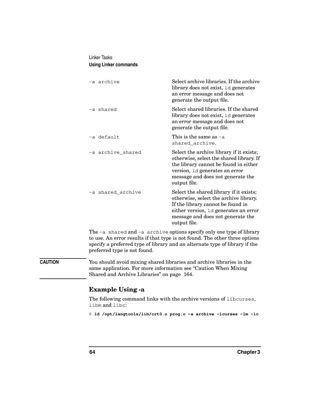 Kenwood HP 9000 manual Example Using -a 