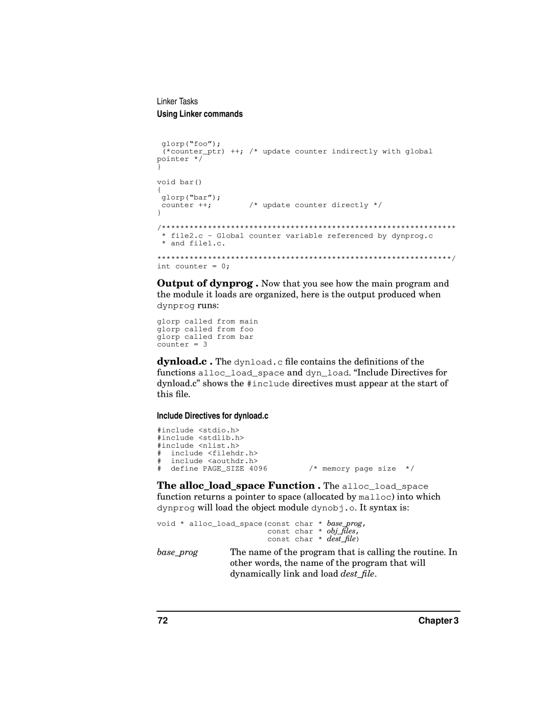 Kenwood HP 9000 manual Include Directives for dynload.c 