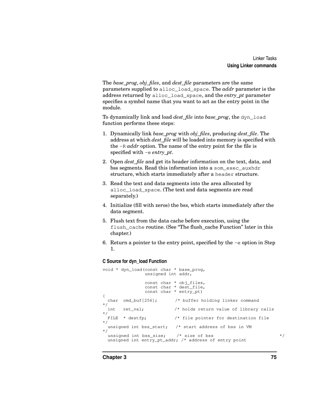 Kenwood HP 9000 manual Source for dynload Function, File 